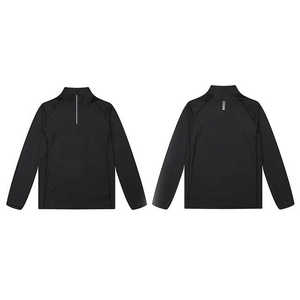 Camisas personalizadas de media cremallera para hombre, venta al por mayor, OEM, ODM, proveedor directo de fábrica, camisas cómodas informales de manga larga a la moda con estilo - Product Image 6