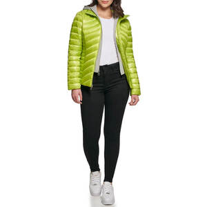 Veste longue matelassée personnalisée pour femmes, best-seller, rembourrage en polyester, respirante, écologique, broderie, fabrication au Pakistan, OEM personnalisé - Product Image 3