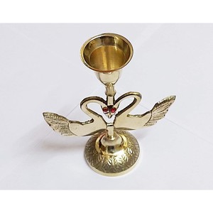 Two-Bird <b>Brass</b> Candle Stand for Living Room Metal Pillar Wedding Gift Table Candle <b>Holders</b> Lanterns Metal Candle <b>Holder</b> Stand - Product Image 3