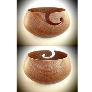 ชามเส้นด้ายไม้แบบชนบทที่มีผิวสีธรรมชาติ - Product Image 6