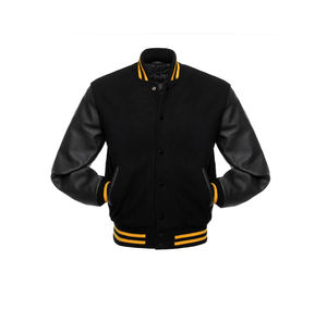 Respirant nouvelle mode porter des vestes universitaires pour hommes avec conception personnalisée hommes Varsity CollegeBaseballjacket pour hommes expédition DDP - Product Image 5