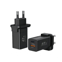 Dropshipping Products 2023 Accessoires électroniques Chargeur rapide Usb C 47W GaN Mobile Charger Pd 3.0 Cargador Charger