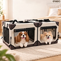 CANBO Hohe Qualität Portable Folding Pet Carry Crate für Hunde Komfortable Atmungsaktive Mesh Pet Dog Transport Tasche