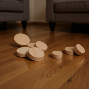 Placas Cónicas de Madera de Pino de 20 mm, Protección para Pisos, Aprox. 680 Piezas por Caja - Product Image 3