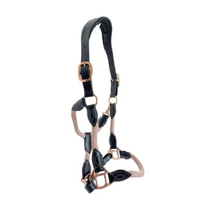 NUEVO ESTILO DE GIRASOL de cuero fileteado de mano Noseband caballo pintado cuerda Halter - Product Image 6