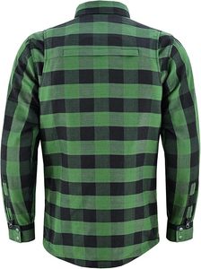 Moto pour chemise en flanelle respirante, coupe-vent d'hiver, conçue pour la conduite en ville, protection, look décontracté élégant, attrait moderne - Product Image 3
