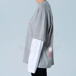 Verano nuevo Color sólido mujer sin mangas doble capa con embalaje personalizado impreso camisetas de manga larga - Product Image 4