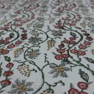 Soft Coral Rose, Hunter Green