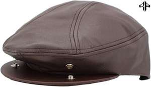 High Quality Men's Casual Pure Leather <b>Hat</b> Fashion Sun Ivy <b>Hat</b> for <b>Golf</b> Driving Beach Sports <b>Winter</b> Summer Spring Appropriate - Product Image 6