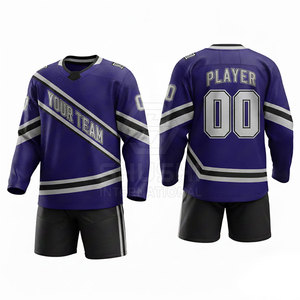 Uniforme de Hockey sobre Hielo Personalizado para Equipos, Servicio OEM, Conjuntos con Colores y Logotipos Personalizados Disponibles, Hecho a Medida, Ecológico, de Secado Rápido y Transpirable - Product Image 1