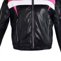 Vestes en cuir de mouton véritable et toile pour femmes, collection automne-printemps 2025, avec fermeture éclair personnalisée, coupe courte, vêtements d'hiver