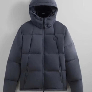 Chaqueta Acolchada de Lana Vintage Personalizable con Logotipo Bordado, Capucha y Patrón de Patchwork 3D, Servicio ODM OEM Disponible, Talla XS para Invierno - Product Image 1