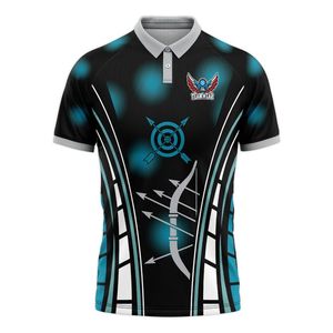 Camisa de Tiro con Arco Gráfico Algodón Streetwear Camisa de tiro con arco de manga corta Camiseta de tiro con arco de algodón gráfico - Product Image 1