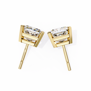 18K Gold <b>Beautiful</b> <b>Earring</b> with Lab-Grown Diamond Premium Diamond <b>Earrings</b> - Product Image 3