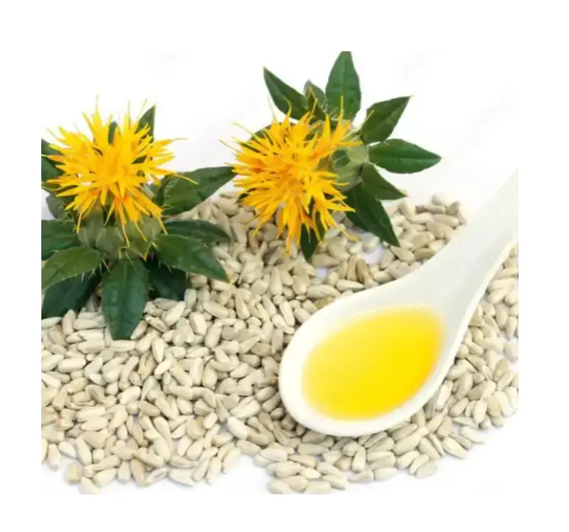 1000Ml Organische Saffloerolie (Hoog Oleïne) Vochtrijke Gezichts-En Lichaamsolie Voor Huidverzorging En Haarverzorging