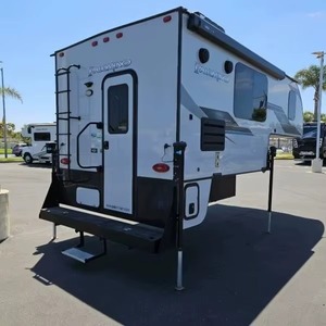 Remolque de caravana moderno 2024, mini caravana expandible tipo lágrima, de aleación de aluminio, plegable, ligero, con capacidad máxima de carga de 1500 kg, impermeable. - Product Image 1