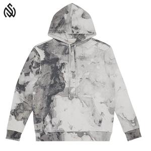 Sweat à capuche à la mode de style urbain délavé à l'acide décontracté 100% coton saison d'hiver capuche réglable et design décontracté - Product Image 1