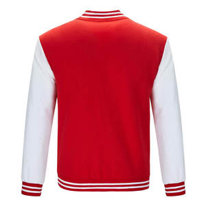 Cuero de calidad superior 2025 moda Varsity chaqueta lana nueva llegada parches Letterman chaqueta - Product Image 3