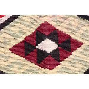 3.2x15.3 ft Rug, Turkish Vintage <b>Runner</b> Rug, <b>Red</b> Kilim Wool Rug - Product Image 4