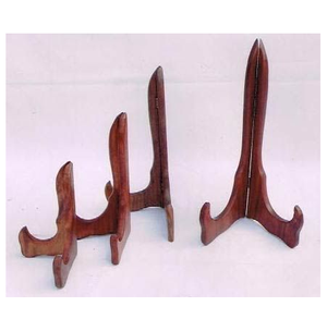 Soporte de placa Soporte de exhibición Organizador de almacenamiento Estante Decoración de escritorio 2 piezas Soporte de placa de madera al por mayor - Product Image 6