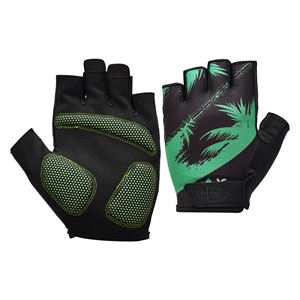 2025 Gants demi-doigts respirants conçus sur mesure Gants d'équitation de vélo en cuir synthétique en gros - Product Image 1