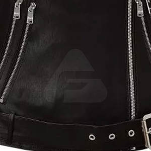 Gran oferta de alta calidad, Chaleco de cuero genuino para mujer, transpirable, con cuello levantado, relleno de algodón, tejido, nueva moda - Product Image 5