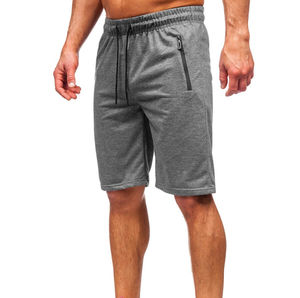 Pantalones cortos de tela de punto casuales de alta calidad para hombres con cierres de cordón pantalones cortos de algodón para hombres - Product Image 4