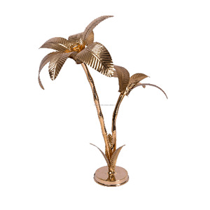 Escultura decorativa de palmera de Metal, base de Metal para sala de estar, dormitorio y decoración del hogar, estándar - Product Image 1