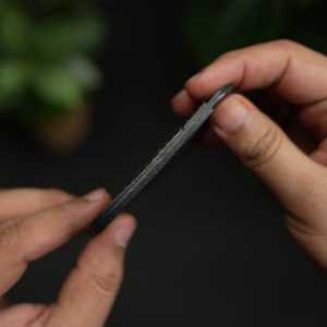 WF Leathercraft No. Tarjetero Horizontal Azul Marino 100% Cuero Vacuno de Grano Completo Curtido Vegetalmente con 5 Años de Garantía - Product Image 1