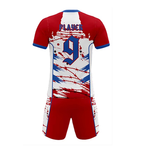 Maillot de football élégant en polyester 100% Chemises de football d'entraînement Uniforme de football français pour adultes Techniques de sublimation et d'impression - Product Image 3