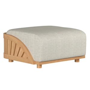 Ensemble de canapés de jardin en teck massif, élégant et moderne, résistant aux intempéries, pour villa, appartement, patio, terrasse, bord de piscine, hôtel - Product Image 5