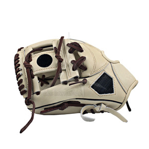 Leather Baseball Fielding <b>Gloves</b> with Strong Pocket Design for Secure <b>Ball</b> Catching-Lightweight - Product Image 4