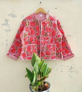 Fabricant et grossiste de vestes matelassées veste en coton réversible manteau réversible manteau d'extérieur manteau cadeau pour elle - Product Image 2