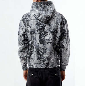 Sudadera con Capucha Personalizada de Alta Calidad para Hombre, Impresa, Resistente al Viento, Transpirable, Ecológica, de Poliéster/Algodón, Corte Regular, para Otoño - Product Image 4