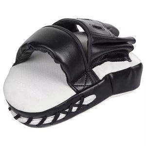 Manoplas de boxeo MMA Muay Thai Focus Pads Manoplas de enfoque con 100% manoplas de boxeo de cuero de vaca - Product Image 3