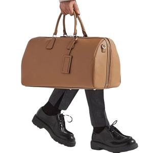 Nouvelle Arrivée Veste en Cuir pour Homme Col Montant Enduit Logo Frontal Respirante Coupe-Vent Décontractée Automne Écologique Grande Capacité - Product Image 5