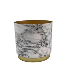 Florero de hierro de metal elegante de exhibición floral con patrones recortados para detalles de hogar únicos en ambientes vintage y modernos - Product Image 3