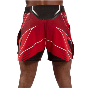Nouvel arrivage de shorts de combat en denim décontractés, teintés et teints, de boxe MMA, respectueux de l'environnement et respirants - Product Image 6