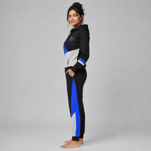 Survêtement pour femmes de haute qualité 100% coton, grande taille, réversible, léger, respirant, antibactérien, séchage rapide, à capuche, décontracté - Product Image 4