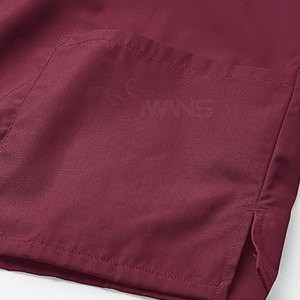 Uniforme médico tejido con bolsillos elásticos, trajes de enfermería con logotipo personalizado de alta calidad - Product Image 6