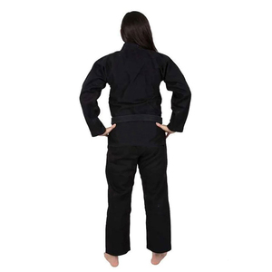Color negro personalizado hecho entrenamiento lucha desgaste Tasa de fábrica gran oferta artes marciales desgaste Judo uniforme - Product Image 3