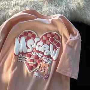 ออกแบบโลโก้เสื้อยืดพิมพ์ลายนูนแฟชั่นใหม่ เสื้อยืดพิมพ์ลายนูนระบายอากาศ น้ำหนักเบา ไม่หด - Product Image 2