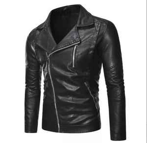 Hombres Casual Invierno OEM Venta al por mayor de moda para el proceso en bruto Chaqueta de cuero de oveja genuina Cierre de cremallera marrón Tela de lana - Product Image 1