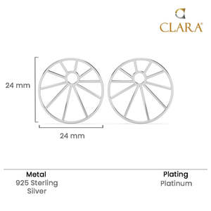 Achetez des boucles d'oreilles en argent sterling 925 de qualité supérieure pour femmes, or, saphir, zircon, perle, tendance, fiançailles, mariage, anniversaire, cadeau de fête - Product Image 5