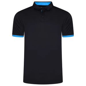 Logotipo de marca de moda Diseño de bordado Polo de manga corta Hombres Verano 100% Algodón - Product Image 5
