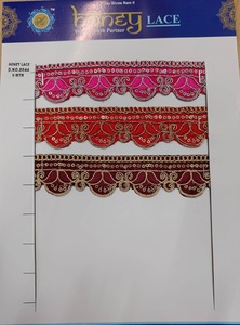 Dentelle brodée florale élégante et colorée pour la mode, la décoration intérieure et les projets d'artisanat - Product Image 6