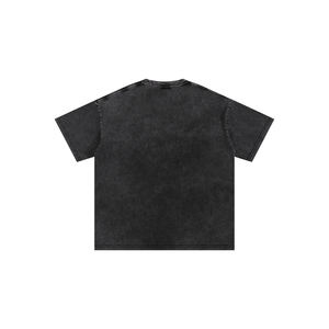 Camiseta Extra Grande para Hombre, Estilo Casual, Lavado Ácido Personalizado, Cuello Redondo, Talla Grande, Ropa Urbana de Alta Calidad, Desteñida al Sol, Personalizada - Product Image 6