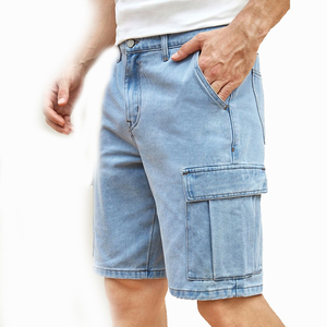 Shorts de Mezclilla para Hombre Resistentes, Ideales para Actividades al Aire Libre y Casuales, Shorts de Mezclilla para Hombre Diseñados para un Ajuste Suave, Cómodo y Delicado - Product Image 2