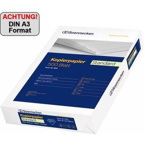 กระดาษถ่ายเอกสารคุณภาพสูง ปราศจากคลอรีน ขนาด A3 80 กรัม/ตร.ม. 500 แผ่น/แพ็ค ยี่ห้อ SOENNECKEN - Product Image 1