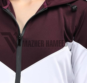 Vente chaude Femmes Survêtement Logo Personnalisé Tissu En Coton Respirant Deux Pièces Sportswear Jogging Costume En Gros - Product Image 6